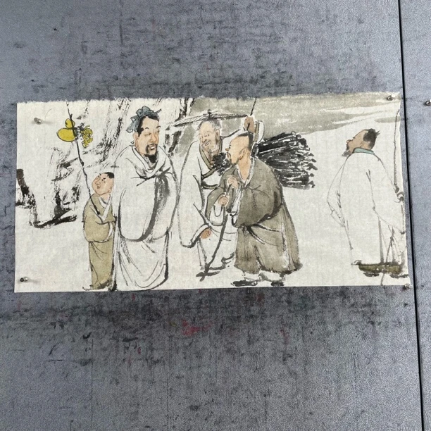 《渔樵问答》35*70作品