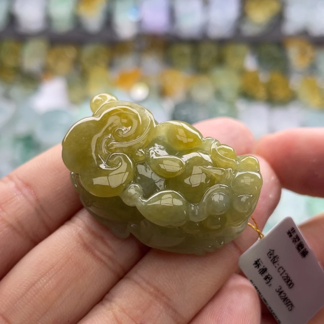 颈饰未镶嵌翡翠貔貅16
