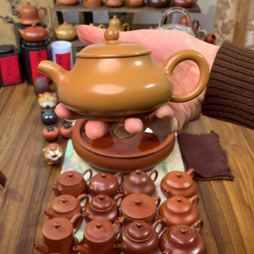 黄金段泥明炉壶130ccc