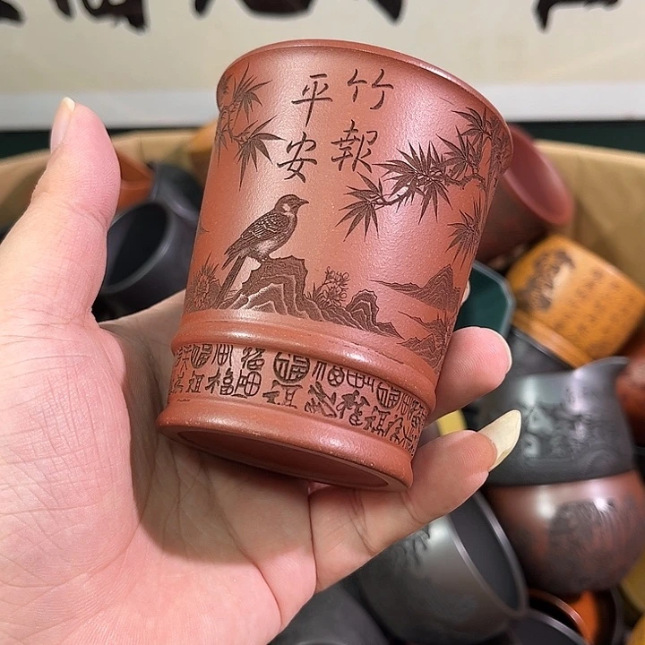 茶杯紫砂全手工紫砂主人杯
