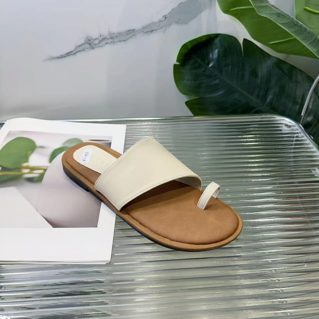 夏休闲款法式拖鞋女新款配裙子仙女风拖鞋2566-5