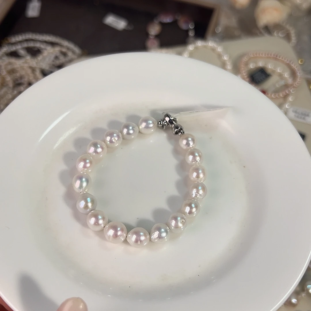 阿***朱淡水珍珠天然淡水珍珠合金