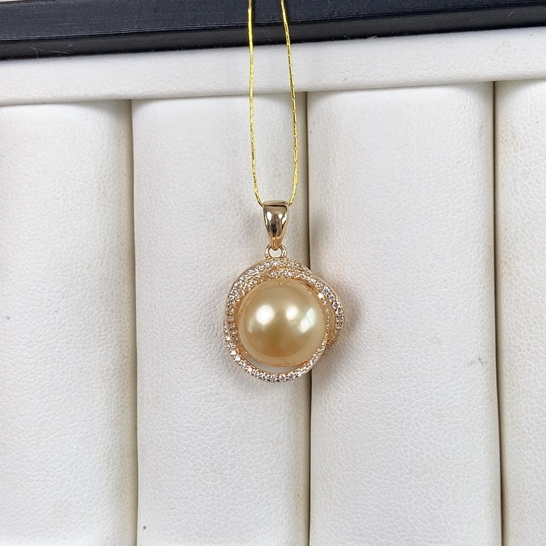 海水珍珠颈饰银S925镶嵌