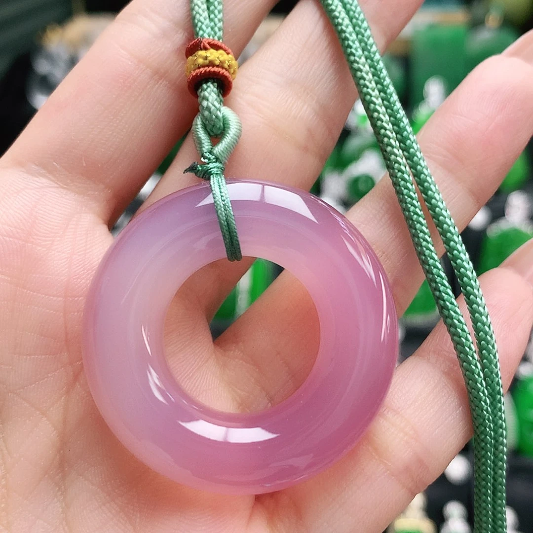 玛瑙/玉髓未镶嵌吊坠