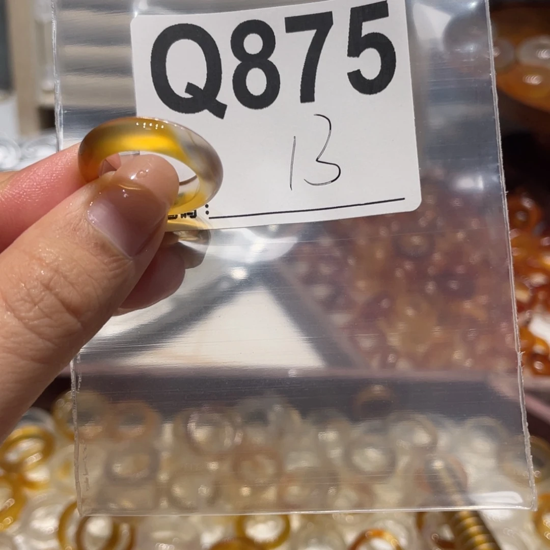 玛瑙/玉髓未镶嵌戒指875