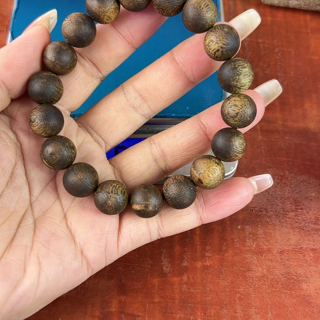 沉香沉香碎屑卡12圆珠单圈12g