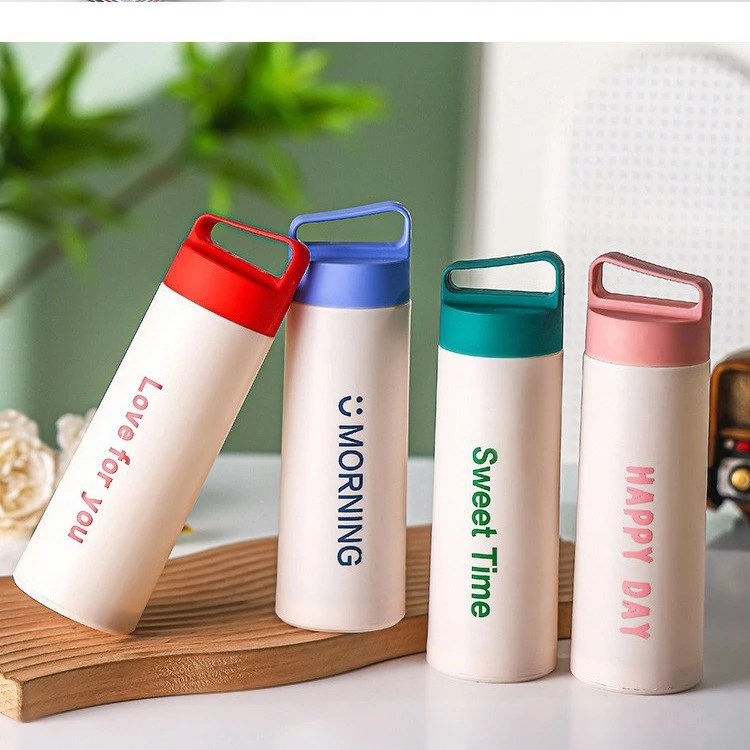 新款高颜值提手杯办公室便携随手杯开业店庆旅行户外水杯礼品杯子