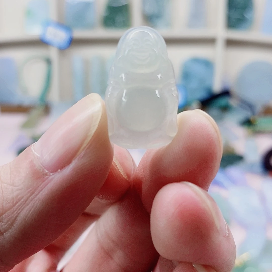 颈饰未镶嵌翡翠天然
