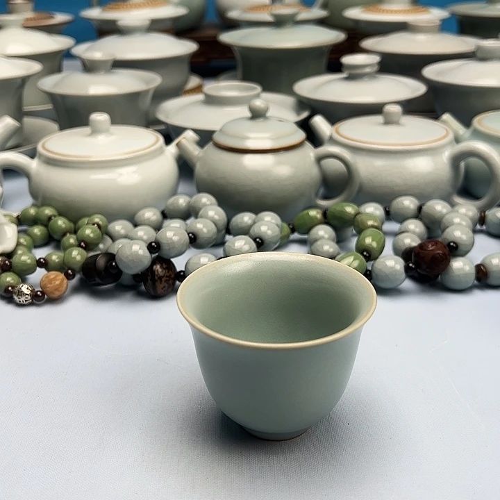 杯仿古釉铃铛杯原矿原釉原产地