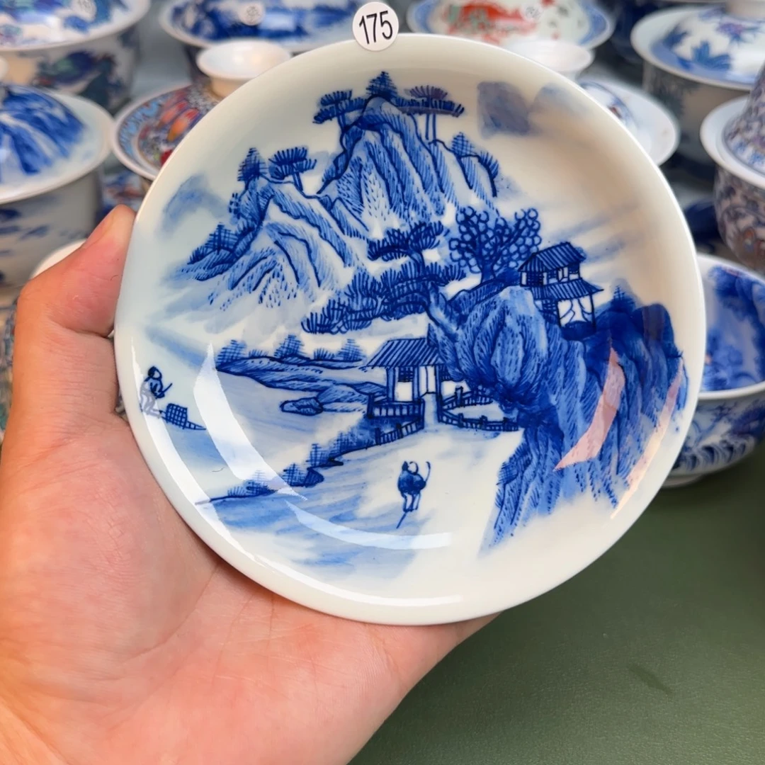 彦祖纯手工手绘茶具172