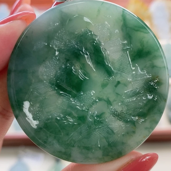 颈饰未镶嵌翡翠翡翠