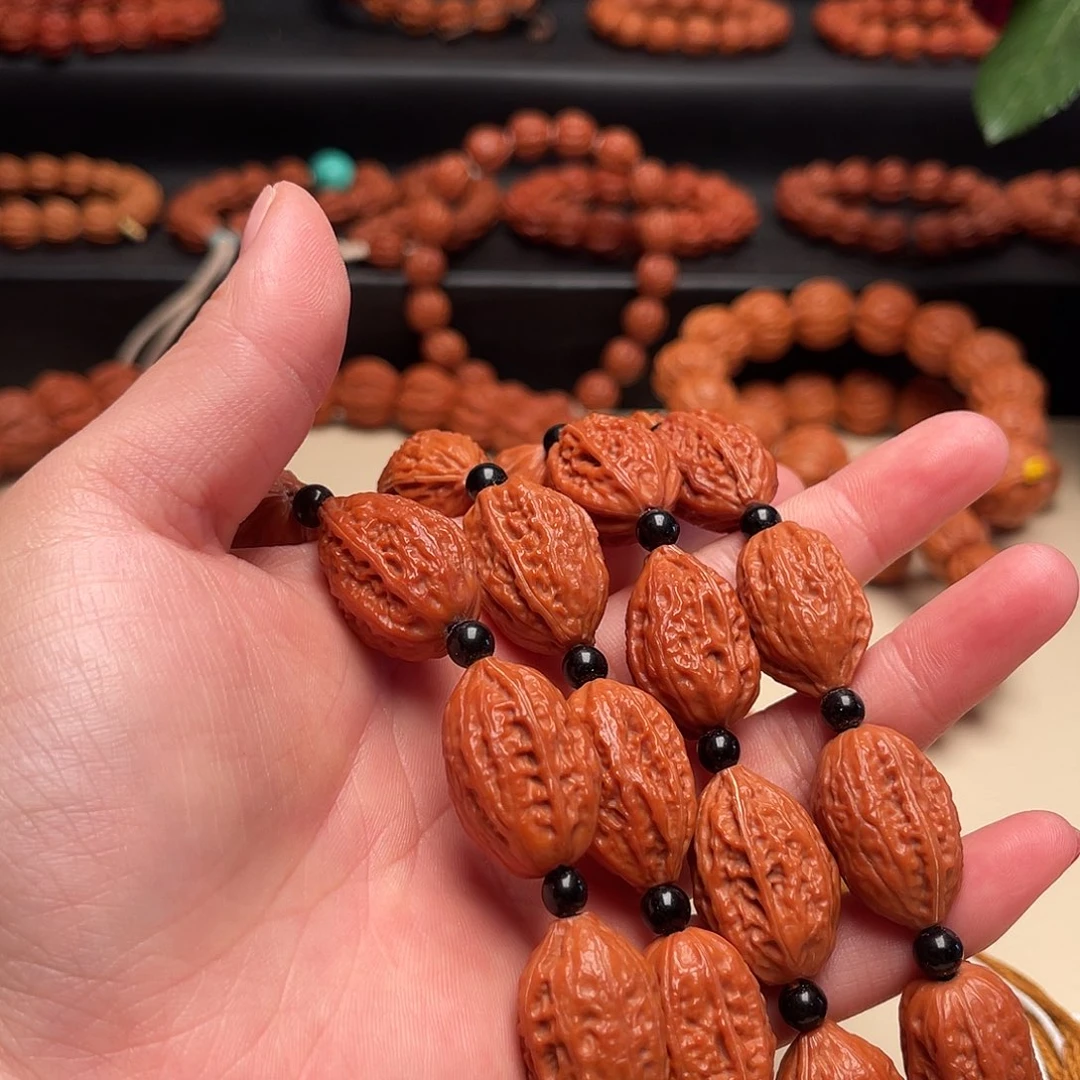 文玩核桃把件睡***哥小枣