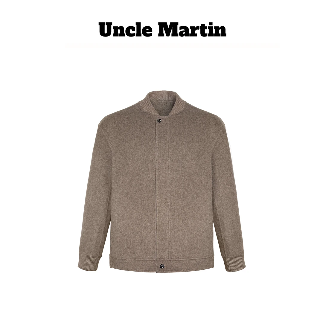 马丁叔叔 国王的礼物 25AW毛呢外套羊毛飞行员拉链夹克 672