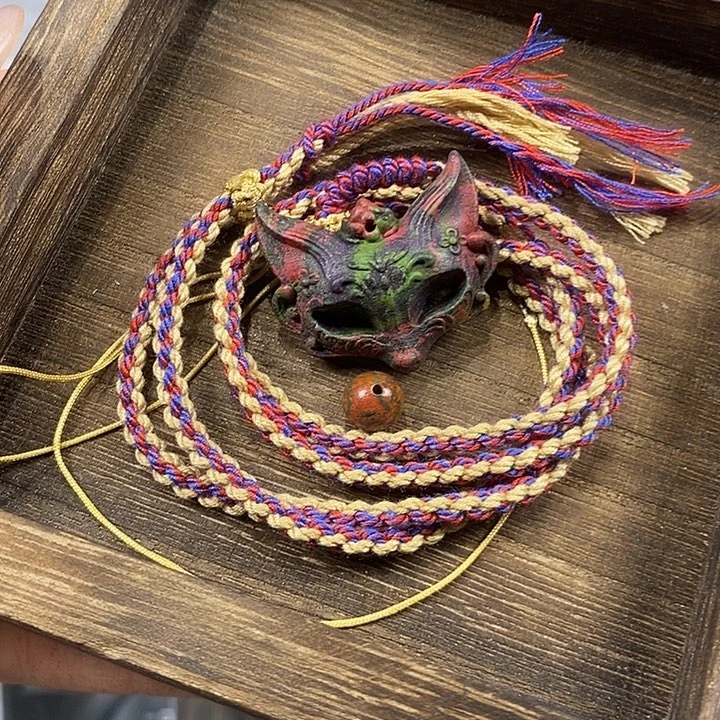 泥塑敦煌•莫高窟凤九面具