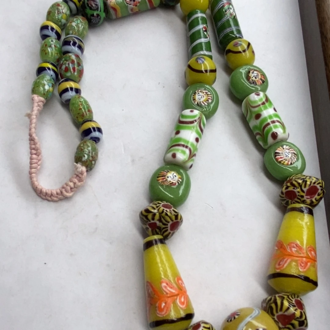 琉璃颈饰西亚人脸多宝006