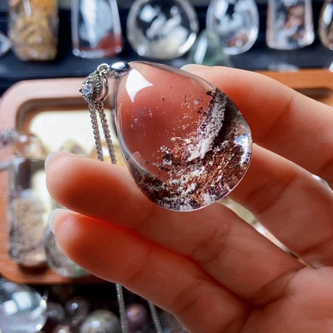 水晶颈饰未镶嵌毛衣链