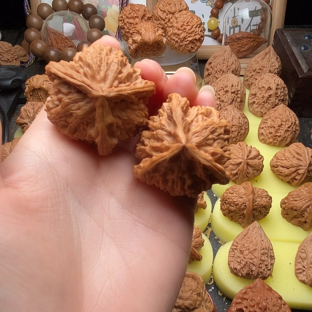 把件文玩核桃盘山三棱41尺