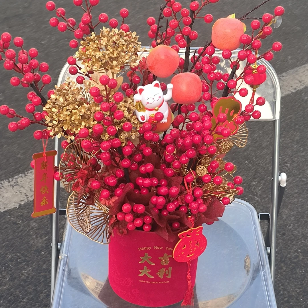 事事如意招财猫款大吉大利福桶