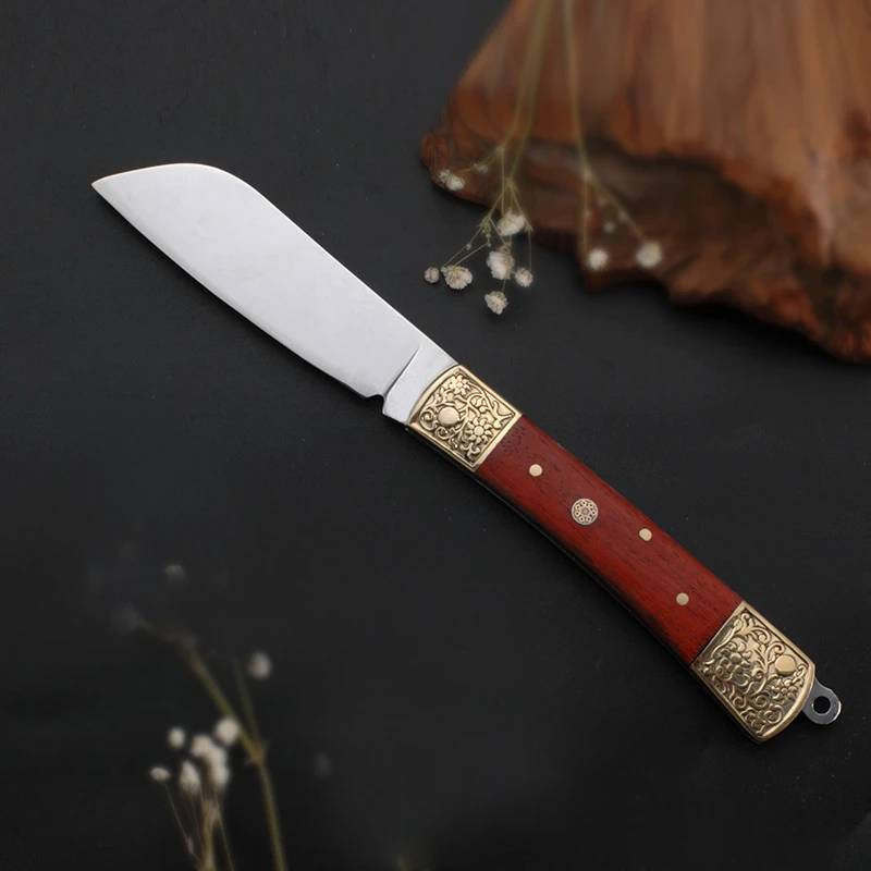 新疆包邮民族手工刀锋利便携多功能折叠刀子