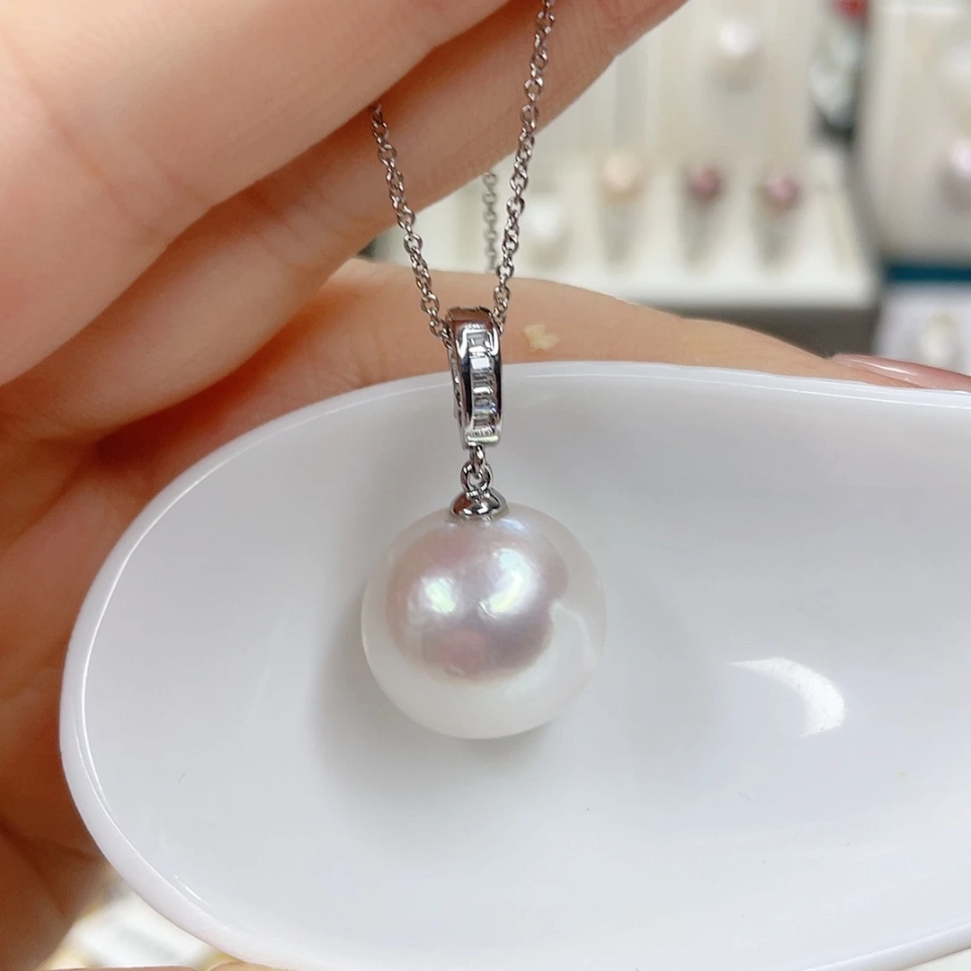 淡水珍珠合金吊坠(赠链)15
