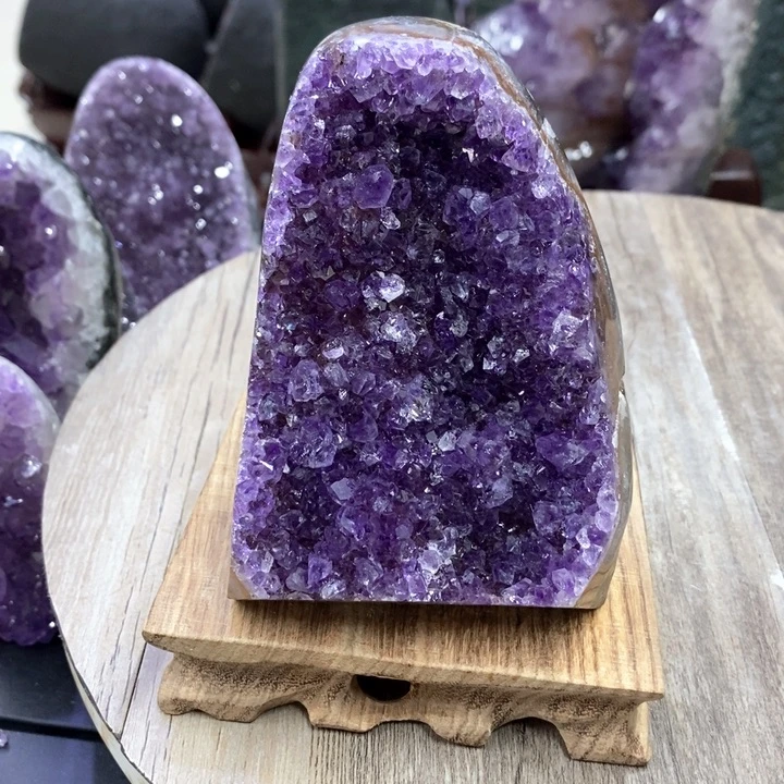 摆件未镶嵌紫晶小潘