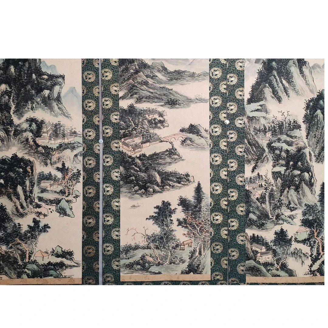 LOT.2049 《山水》102*32*3cm 纸本设色立轴