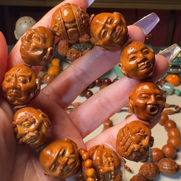 橄榄核手串/手链手工铁核罗汉