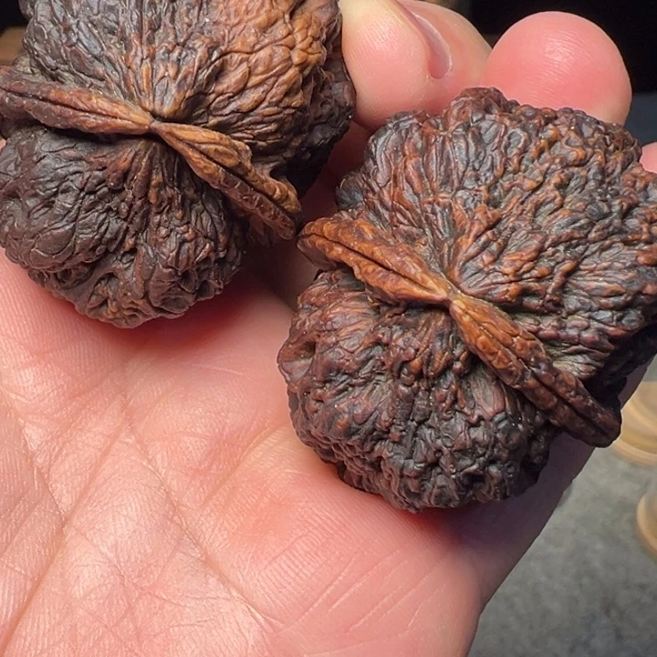 文玩核桃把件无*金刚佛手44mm