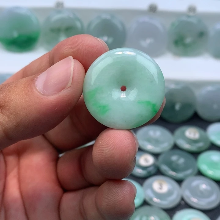 颈饰未镶嵌翡翠缅甸天然A货翡翠27-5.7