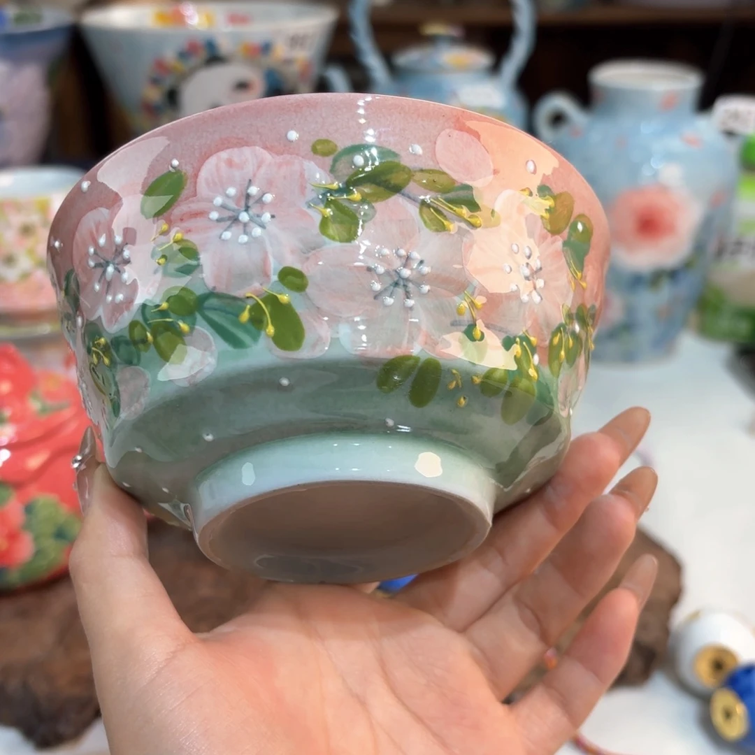 景德镇手绘高温釉下彩陶瓷茶具
