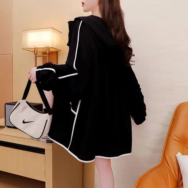 网红薄款设计感防晒外套宽松夏季2025百搭休闲透气女新款