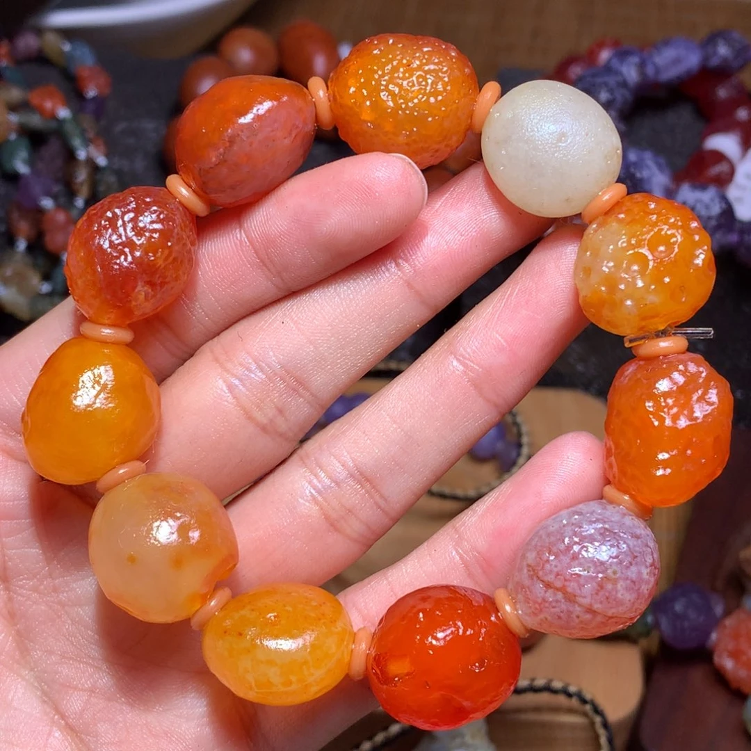 未镶嵌玛瑙/玉髓珠宝半成品