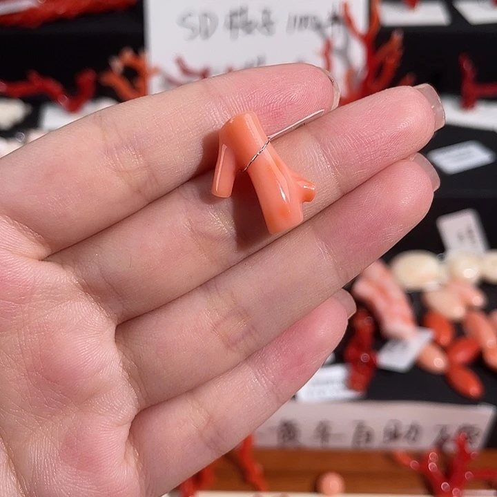 Hrm 耳饰胸针雕刻件原枝吊坠