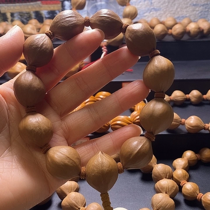 手串橄榄核三花短圆20×25