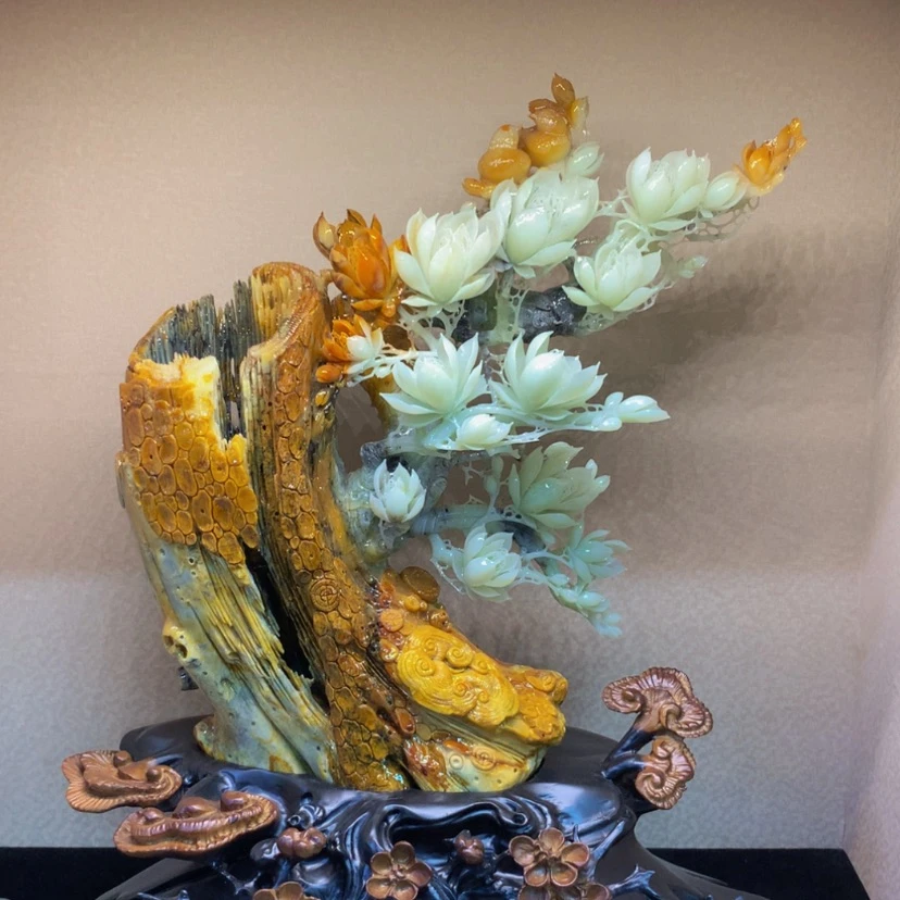 【闪购商品】未镶嵌蛇纹石玉摆件覆膜