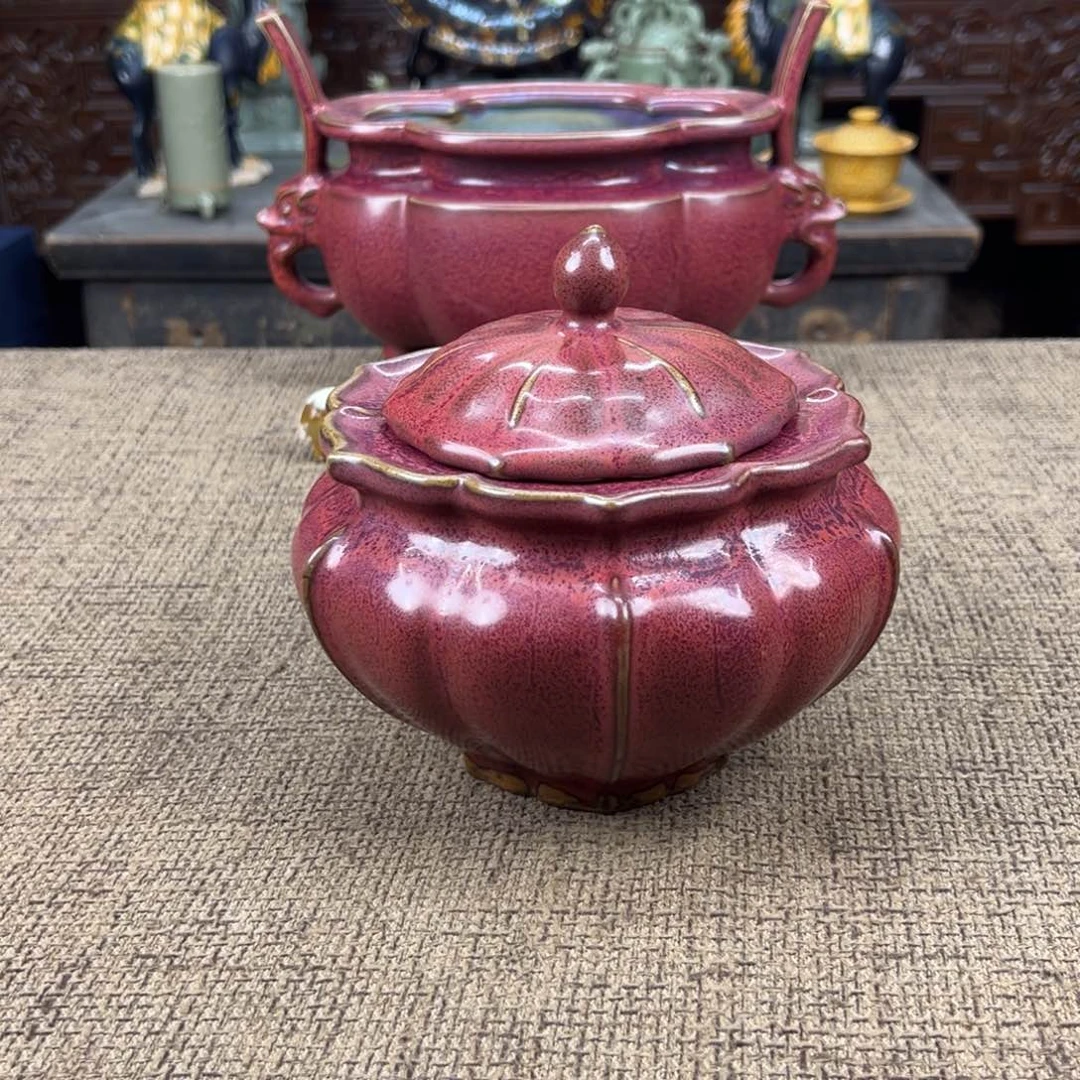 Lao窑瓷直播间开门货陶瓷艺术品正能量开门