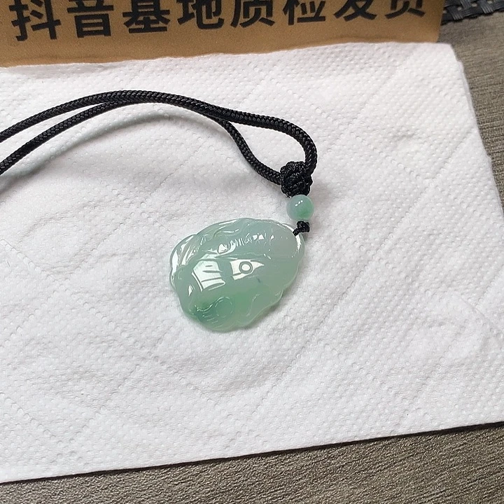 颈饰未镶嵌翡翠鱼