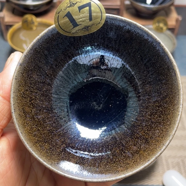 【闪购商品】茶盏柴烧建盏主人杯