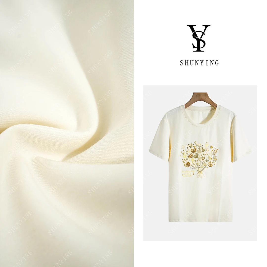 【仟娜】品质感满满~设计感重工钉珠刺绣圆领宽松短袖T恤SY72T0573