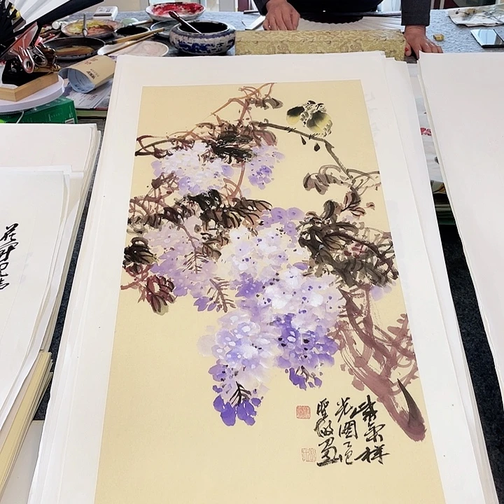 国画张圣敏先生纯手绘作品