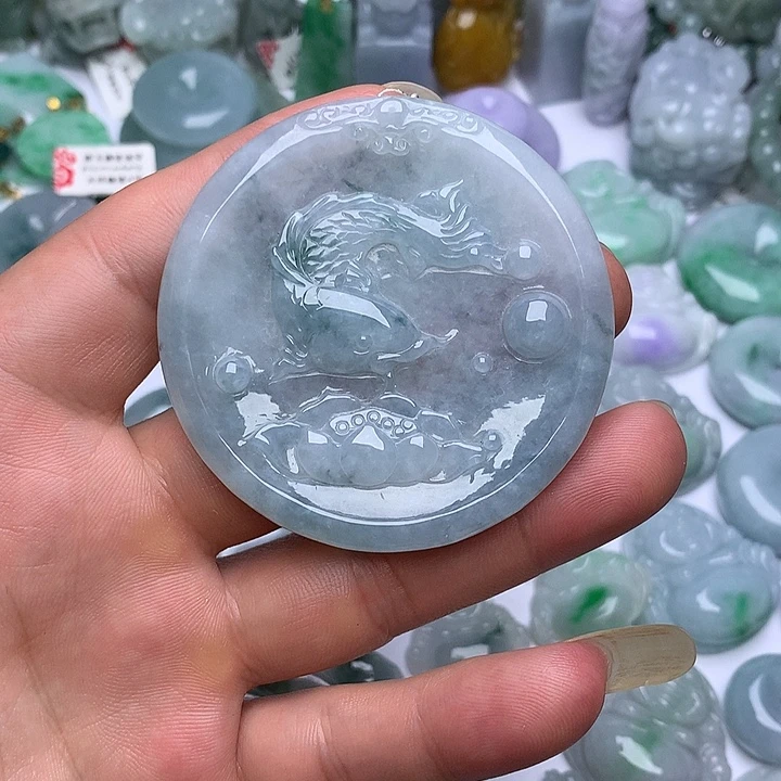 翡翠未镶嵌颈饰天然翡翠