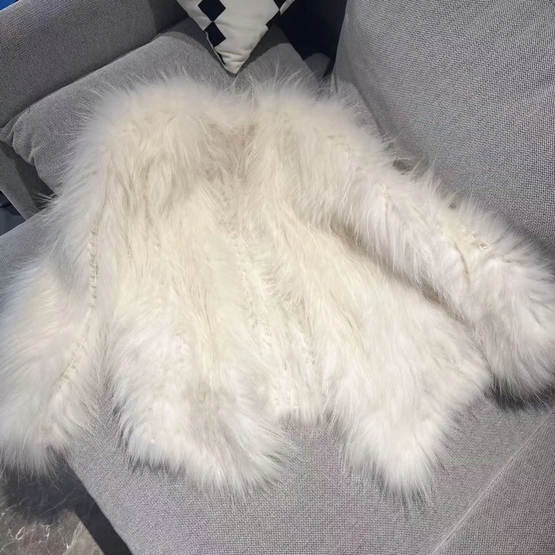 【大小姐家】欧韩货编制毛毛外套117393