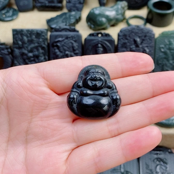 和田玉（青玉）未镶嵌颈饰