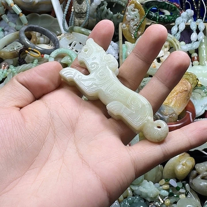 小***舟和田玉未镶嵌挂件8888888888