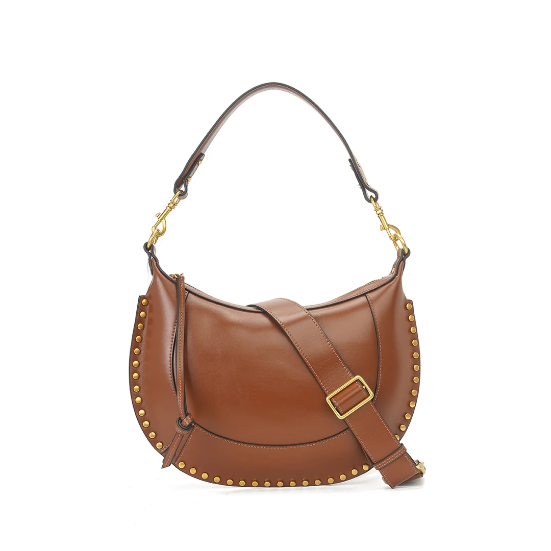 2025新款时尚百搭潮流单肩斜挎女包MB-8848棕色