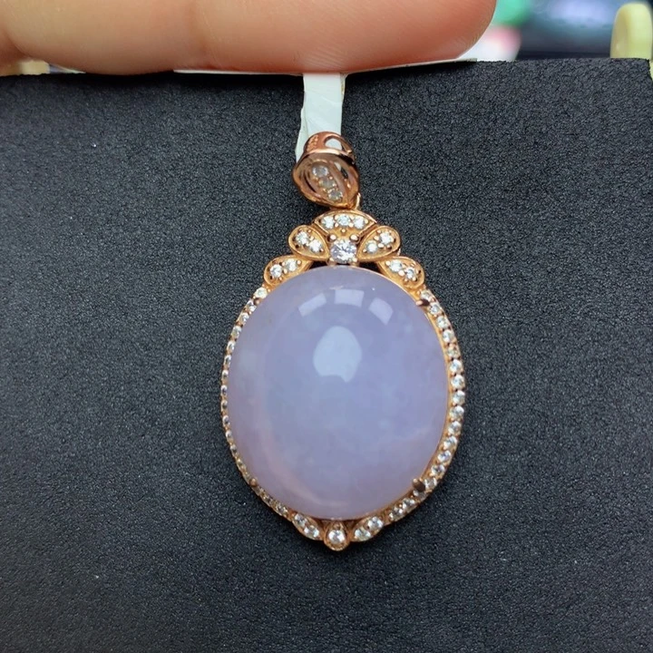 翡翠手链银S925镶嵌翡翠