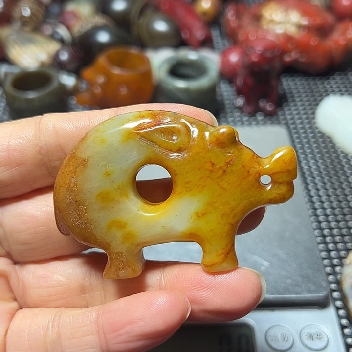 和田玉未镶嵌挂件