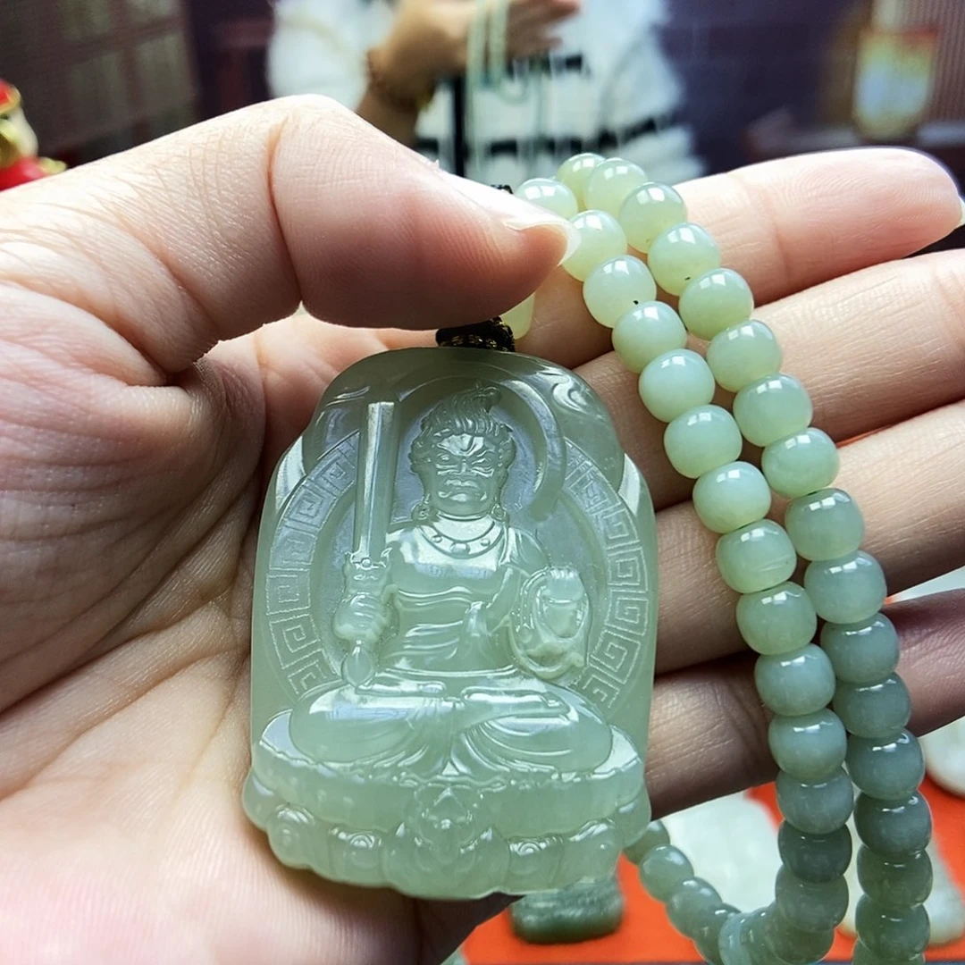 颈饰未镶嵌和田玉Ꮮ****