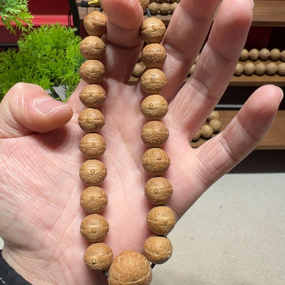 凤眼菩提手串12.5mm实心籽