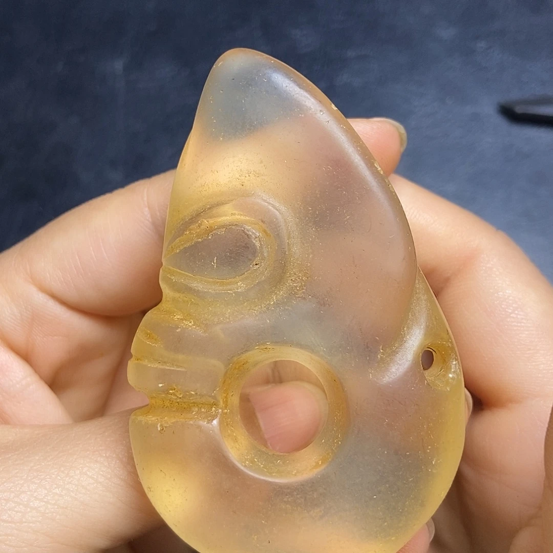 白玉菩提吊坠精品玉